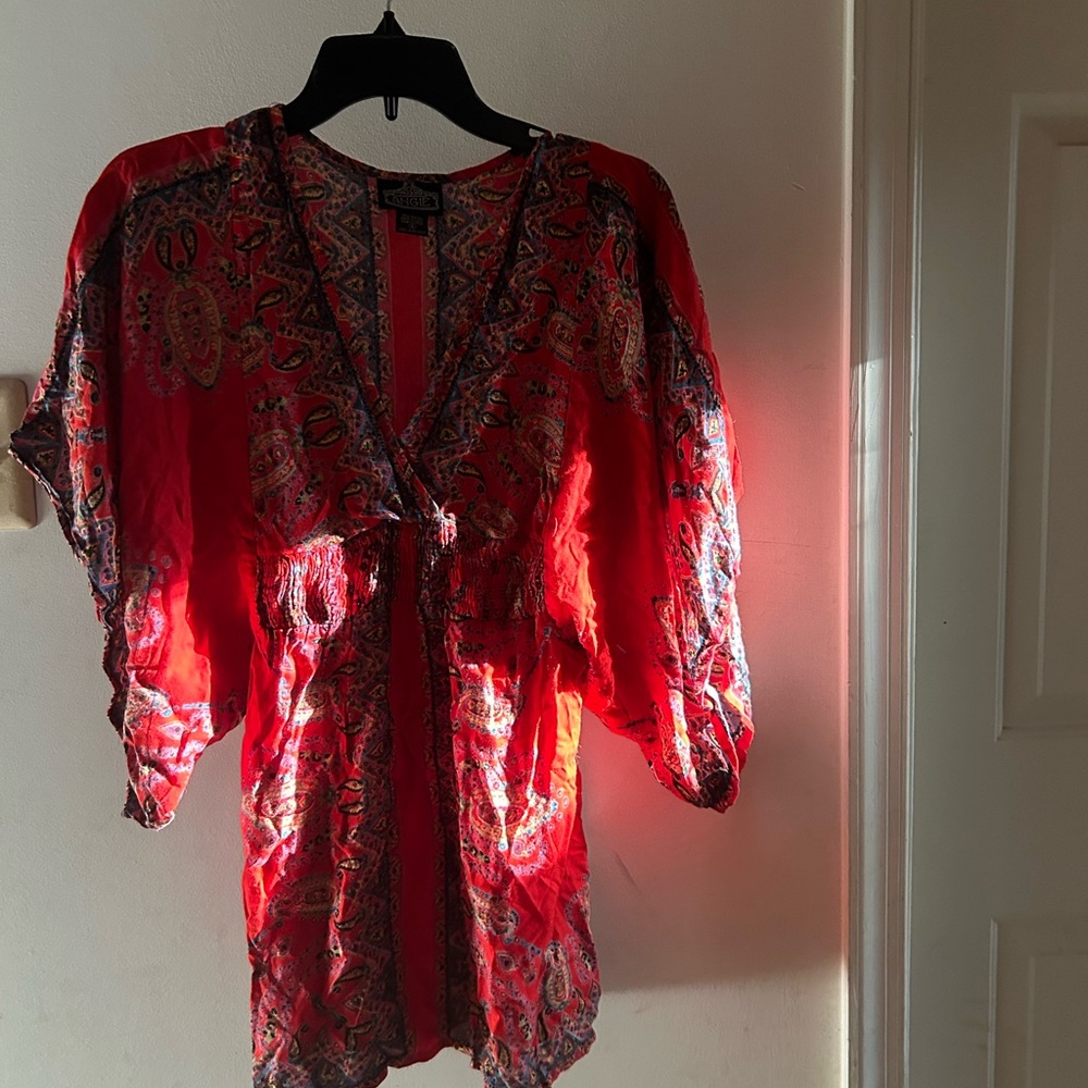 Stunning Vintage Patterned Blouse - image 1